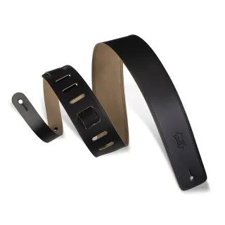 【Levy s】DM1-BLK 2.5吋 黑色 皮製吉他背帶(Guitar Strap)