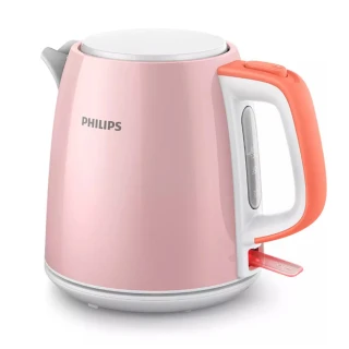 【Philips 飛利浦】1.0L 不鏽鋼煮水壺 蜜粉色 HD9348(HD9348/54)