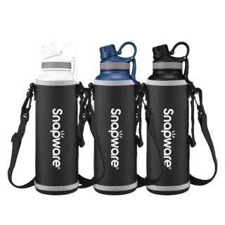 【CorelleBrands 康寧餐具】買1送1 316不鏽鋼保溫保冰運動瓶-附布套-1520ml(三色可選)