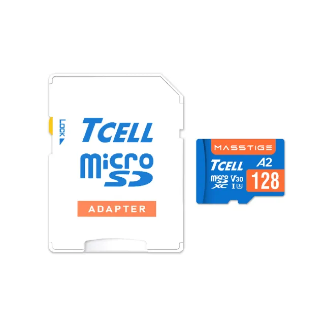 【TCELL 冠元】MASSTIGE A2 microSDXC UHS-I U3 V30 170/110MB 128GB 記憶卡