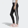 【adidas 愛迪達】Original 3 Str Tight 女 緊身褲 中腰 彈性 柔軟 舒適 國際版 黑(FM3287)