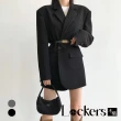 【Lockers 木櫃】秋季設計感休閒西裝外套 L111101708(西裝外套)