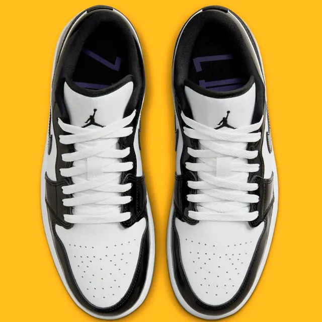 NIKE 耐吉】休閒鞋Air Jordan 1 Low Concord 漆皮冰藍底黑白男款DV1309