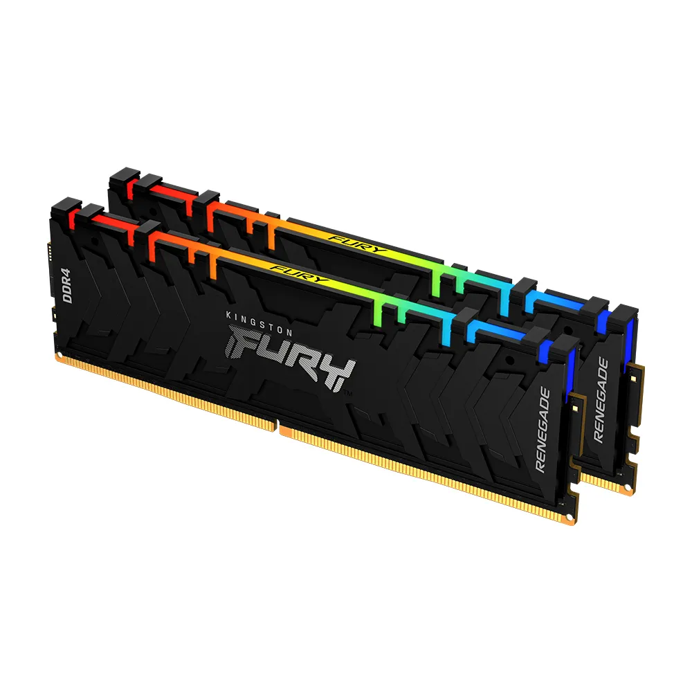 【Kingston 金士頓】FURY RENEGADE DDR5-7200 16GBX2 RGB PC用超頻記憶體(KF572C38RSAK2-32)