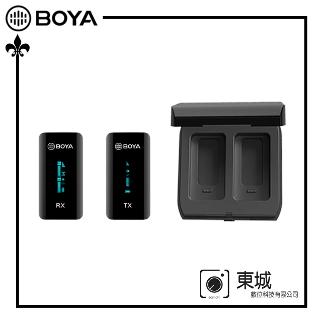 【BOYA 博雅】BY-XM6-K1 一對一雙聲道無線迷你麥克風(東城代理商公司貨)