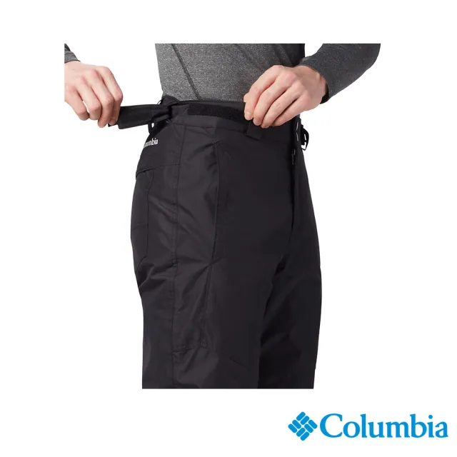 【Columbia 哥倫比亞 官方旗艦】男款- Omni-Tech防水鋁點保暖雪褲-黑色(UWE09460BK / 2022年秋冬)