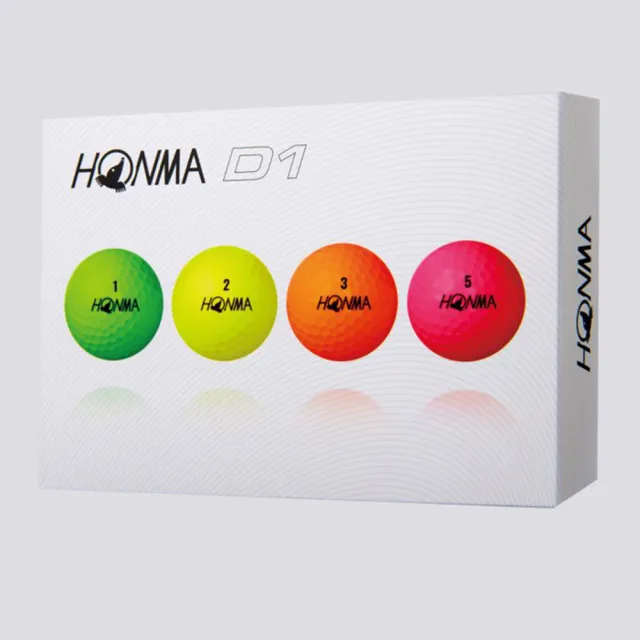 HONMA 本間高爾夫】GOLF BALL NEW D1 兩層球高爾夫球BT1801(5入