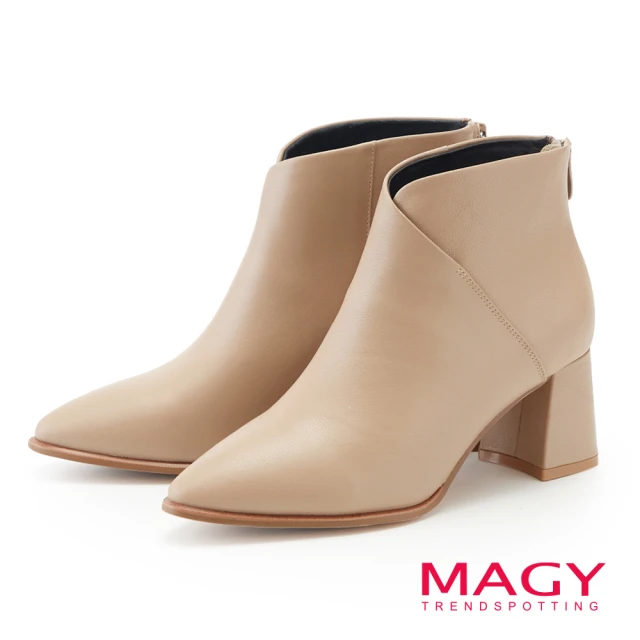 ORIN 真皮金屬釦雙拉鏈舒適短靴(黑色)折扣推薦