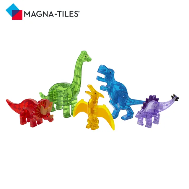 【Magna-Tiles】磁力積木-恐龍5件套(磁力片)