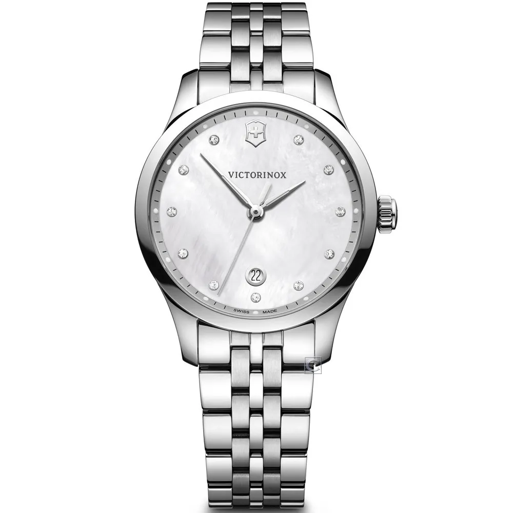 【VICTORINOX 瑞士維氏】優雅氣質時尚腕錶(VISA-241751)
