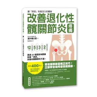 改善退化性髖關節炎疼痛！讓「滑液」恢復活力的體操