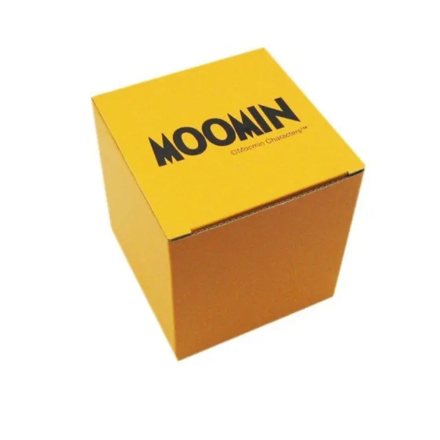 【小禮堂】Moomin 陶瓷馬克杯附杯墊 350ml - 綠阿金(平輸品)