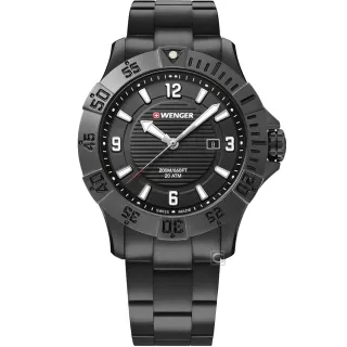 【WENGER 威戈】Seaforce 海神200米防水潛水錶 男錶 手錶 禮物 情人節(01.0641.135)