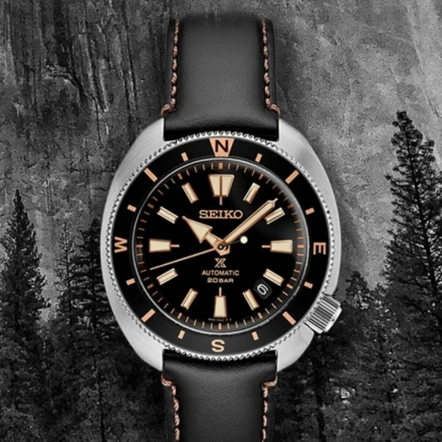 【SEIKO 精工】Prospex DIVER SCUBA潛水機械腕錶/黑面42.4mm SK037(4R35-04Y0C/SRPG17K1)