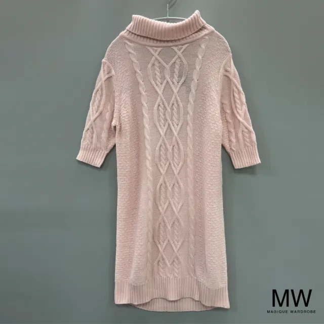 【MAGIQUE WARDROBE】高領細針織長版上衣(4色)