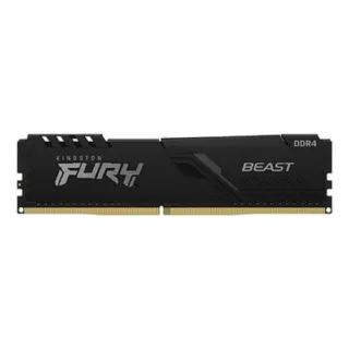 【Kingston 金士頓】FURY Beast DDR4 3600 16GB PC 記憶體 黑 (KF436C18BB/16) *超頻