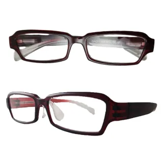 【GAO】B010酒紅老花眼鏡(台灣製造 彈性鏡腳 德國進口原料 焦距及度數精準 保固1年)