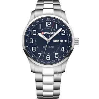 【WENGER 威戈】ATTITUDE  簡約時尚男錶(01.1541.125)