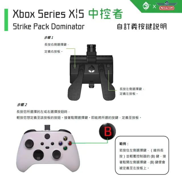 【Collective Minds】Xbox Series X S 手把升級 中控者 Strike Pack(撥片自由定義 內建通用FPS腳本)