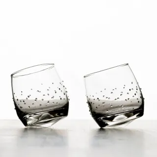 【GRANDI】奧地利 獵戶座水鑽威士忌杯/無鉛水晶玻璃杯/搖搖杯-200ml/2入組