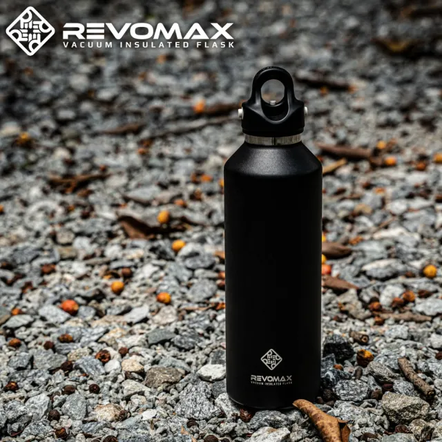 【REVOMAX 銳弗】不鏽鋼秒開保溫瓶950ml 官方直營(保溫保冰 304不鏽鋼 可裝氣泡飲)