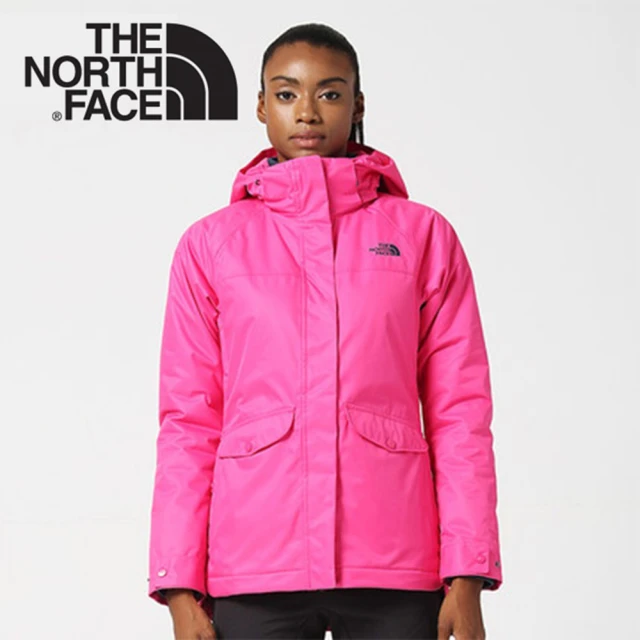 The North Face 女款 兩件式化纖外套《粉》戶外運動/防風透氣/364979M(悠遊山水)