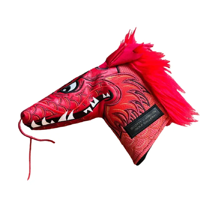 【Scotty Cameron 卡麥隆】限量版(紅龍)高爾夫球推桿套(今年跟永久最火紅的收藏版桿套)