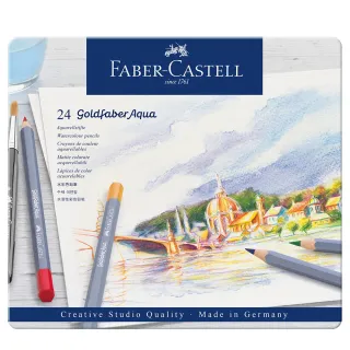 【Faber-Castell】德國輝柏 24色創意色鉛筆(開學 文具 畫畫 美術 寫生 禮物)