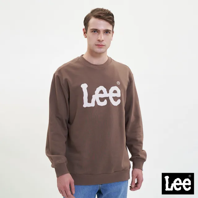 【Lee】男裝 長袖厚T / 經典大LOGO 共2色 舒適版型(LL220406429 / LL220406727)