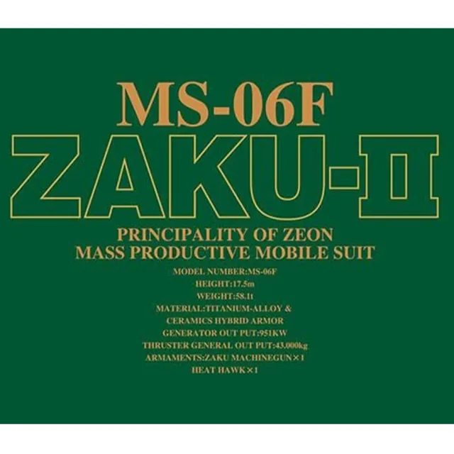 【BANDAI 萬代】PG 1/60 ZAKU II 量產型綠薩克 II(萬代模型 模型玩具 組裝模型 鋼彈模型)