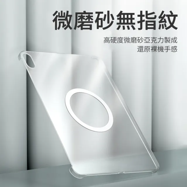【Nil】iPad Mini6 8.3吋 輕薄透明磁吸保護殼 內置磁吸環 平板保護套