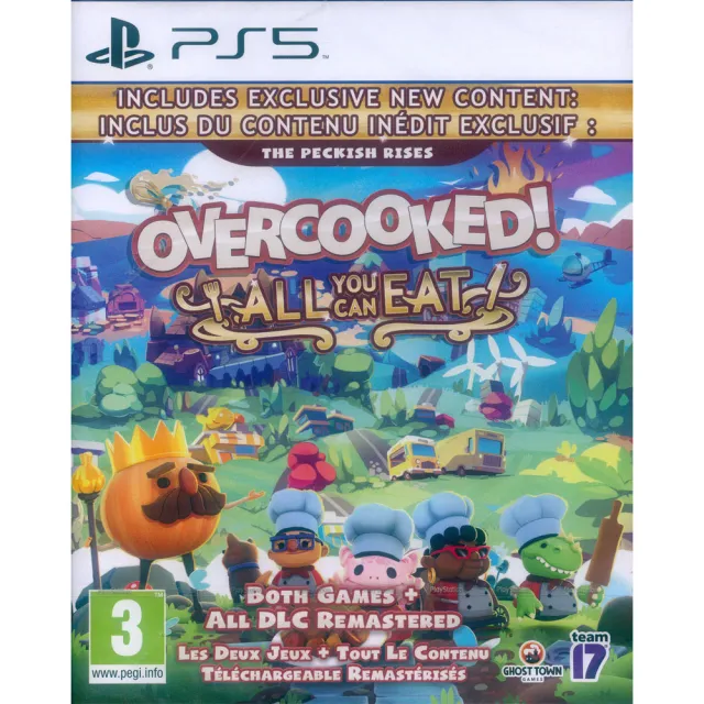 【SONY 索尼】PS5 胡鬧廚房！全都好吃 煮過頭大合輯 Overcooked All You Can Eat(中英日文歐版)