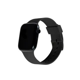 【UAG】（U）Apple Watch 42/44/45/49mm 舒適矽膠錶帶V2-黑(UAG)