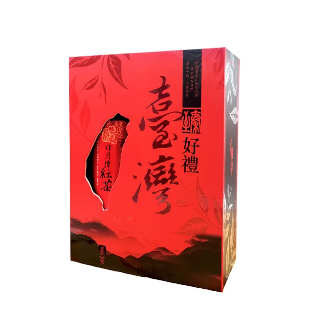 【新造茗茶】日月潭紅玉紅茶臻寶禮盒100gx2罐(台茶18號;魚池紅茶)(中秋禮盒)