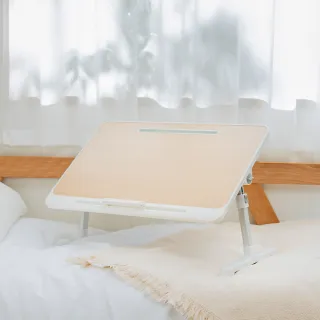 【樂嫚妮】可升降摺疊電腦桌 床上懶人桌(折疊閱讀桌 筆電桌)