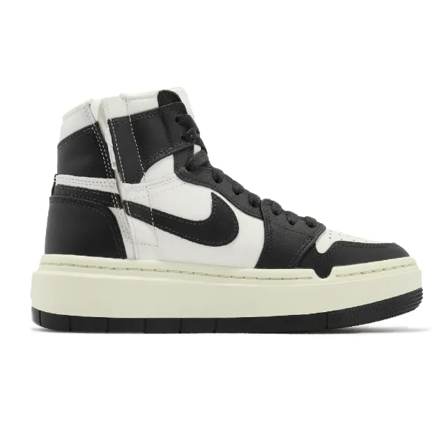 NIKE 耐吉】休閒鞋Wmns Air Jordan 1 Elevate High 女鞋厚底黑白AJ1