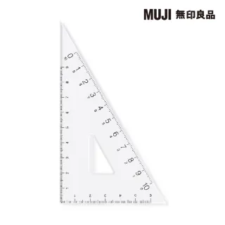 【MUJI 無印良品】壓克力三角尺.30度角/60度角