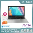 【AVITA】M365超值組★SATUS S102 15.6吋筆記型電腦(Celeron N4020/8G/256GB SSD/W11)