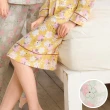 【Wacoal 華歌爾】睡衣-仕女系列 M-L繽紛萬花筒純棉針織印花洋裝 LWZ36423GR(薄荷綠)