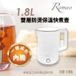 【羅蜜歐】ROMEO 1.8L雙層防燙不銹鋼快煮壺(FCP-1705)