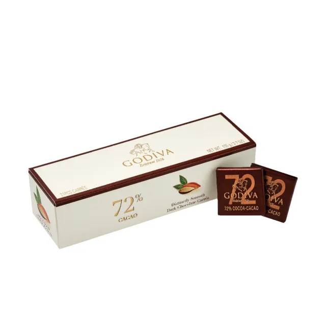 【GODIVA】片裝72%黑巧克力禮盒21片裝(生日禮、情人節、520我愛你/妳、618)