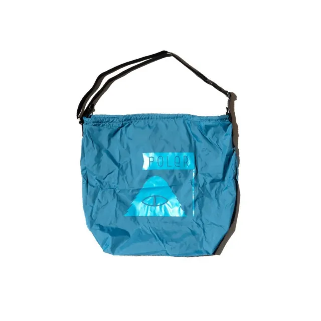 【POLER STUFF】SHOULDER ECO BAG  輕便肩包 / 限量商品(藍青色)