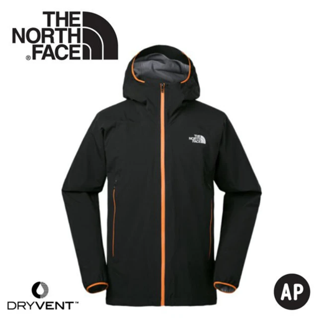 The North Face 男 DryVent防風防水連帽外套《黑》3CH8/連帽外套/夾克/風雨衣(悠遊山水)