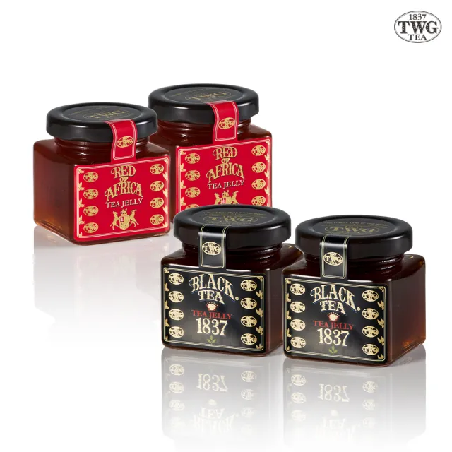 【TWG Tea】四入茶香果醬(1837黑茶x2&非洲紅茶x2 100g/罐)