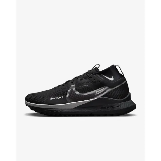 【NIKE 耐吉】慢跑鞋 運動鞋 NIKE REACT PEGASUS TRAIL 4 GTX 男鞋 黑(DJ7926001)