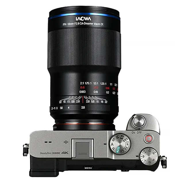 【LAOWA 】老蛙 58mm F2.8 CA-Dreamer Macro 2X (公司貨) 標準定焦鏡頭 微距 手動鏡頭 全片幅無微單眼鏡頭