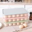 【熊爸爸大廚】簡約24格馬卡龍色帶蓋雞蛋收納盒(1入)