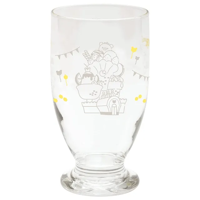 【San-X】拉拉熊 甜點樂園系列 復古果汁玻璃杯(餐具雜貨)