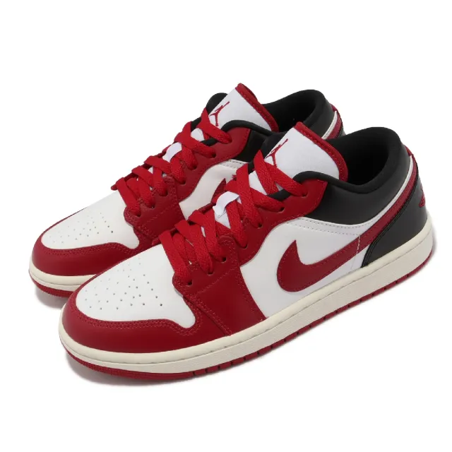 NIKE 耐吉】Wmns Air Jordan 1 Low 女鞋男鞋紅黑奶油底1代AJ1 喬丹反轉