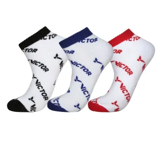 【VICTOR 勝利體育】LOGO 運動中性襪 腳踝襪、止滑襪(C-5089  D/C/F 紅/黑/藍)